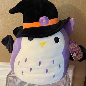 Holly Owl Kellytoy Squishmallow Plush Halloween Owl NWT 2020